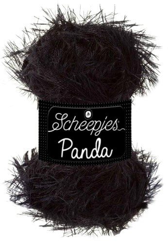 Scheepjeswol Panda 585 zwart black bear